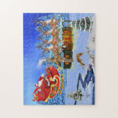 KOMMT HIER WEIHNACHTSMANN PUZZLE (Vertikal)