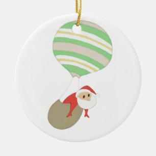 Kommt hier Weihnachtsmann {Verzierung} BESONDERS Keramik Ornament