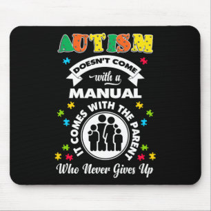 Kommt nicht mit einem Manual Puzzle Cool Autism Aw Mousepad