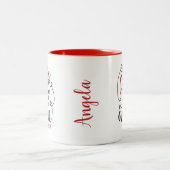 Kommt von oben Bibel Verse Geschenk Zweifarbige Tasse (Mittel)