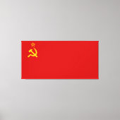 Kommunales Russland Flaggenstaat UdSSR Leinwanddruck (Vorderseite)
