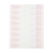 Kommune Blume Rosa Wasserfarben (Bogen)