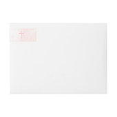 Kommune Blume Rosa Wasserfarben (Vorderseite)