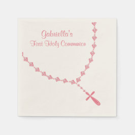 Kommune Rosary Beads Personalisiert Napkin Serviette