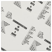 Kommunikation in Dits und im Dahs Stoff (Nahaufnahme)