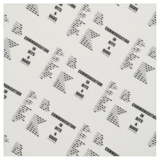 Kommunikation in Dits und im Dahs Stoff (Muster)