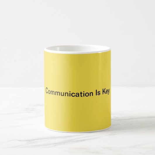 Kommunikation ist... kaffeetasse (Mittel)