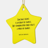 Kommunikation Keramik Ornament (Links)