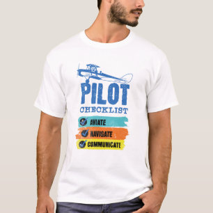 Kommunikation mit der Vogelperspektive - Checklist T-Shirt