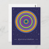 Kommunikation Postkarte (Vorne/Hinten)