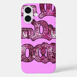 Kommunikation rockt Pink Hakuna Matata iPhone 16 Hülle