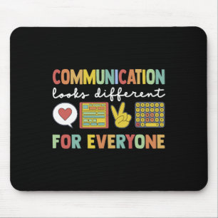 Kommunikation sieht für jeden Autismus anders aus Mousepad