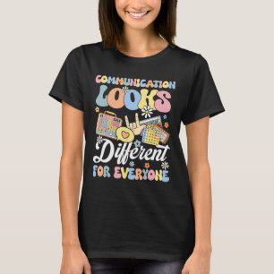 Kommunikation sieht für jeden Menschen mit Autismu T-Shirt