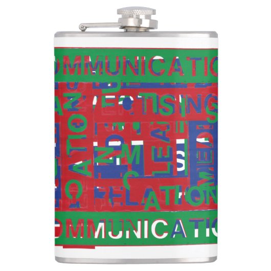 Kommunikationsaufschlüsselung Flachmann (Vorderseite)