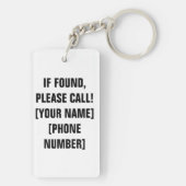 Kommunikationsaufschlüsselung Schlüsselanhänger (Rückseite)