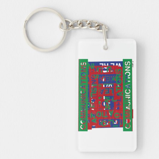 Kommunikationsaufschlüsselung Schlüsselanhänger (Vorderseite)