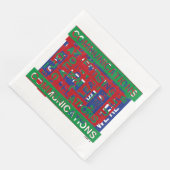 Kommunikationsaufschlüsselung Serviette (Ecke)