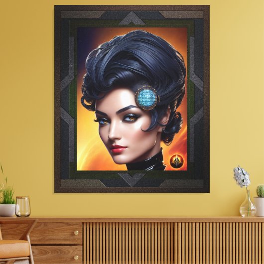 Kommunikationsingenieur Evoratae Dinecatcious Leinwanddruck (Insitu (Wohnzimmer))