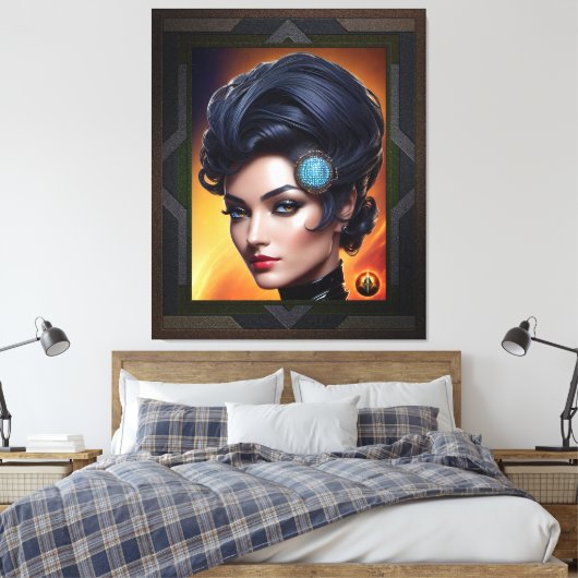 Kommunikationsingenieur Evoratae Dinecatcious Leinwanddruck (Insitu (Schlafzimmer))