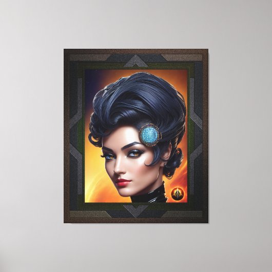 Kommunikationsingenieur Evoratae Dinecatcious Leinwanddruck (Vorderseite)