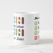 Kommunikationskabel Farbtasse Jumbo-Tasse (Vorderseite)
