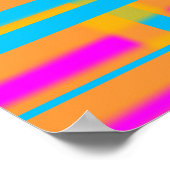 "Kommunikationslinien" Abstrakt Poster (Ecke)