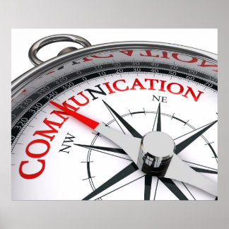 Kommunikationsplakat Poster
