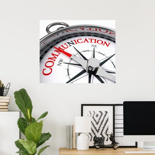 Kommunikationsplakat Poster (Heimbüro)