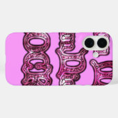 Kommunikationsrocks Pink Hakuna Matata Case-Mate iPhone Hülle (Rückseite (Horizontal))