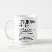 Kommunikationsspezialist Kaffeetasse (Links)