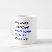 Kommunikationsspezialist, phantastisch kaffeetasse (Vorderseite Links)