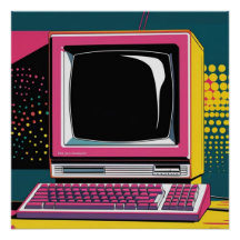 Kommunikationstechnologie Glanzposter | Wandkunst