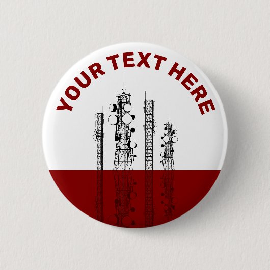 Kommunikationstürme Button (Vorderseite)