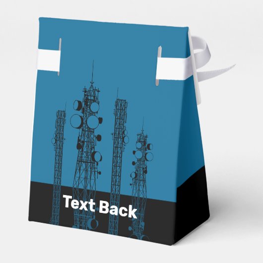 Kommunikationstürme Geschenkschachtel (Rückseite)