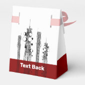 Kommunikationstürme Geschenkschachtel (Rückseite)