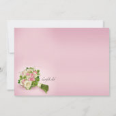 Kommunion Bouquet Foto Einladung (Rückseite)