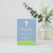 Kommunion Broad of Life Visitenkarte (Stehend Vorderseite)