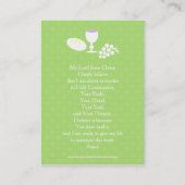 Kommunion Broad of Life Visitenkarte (Rückseite)