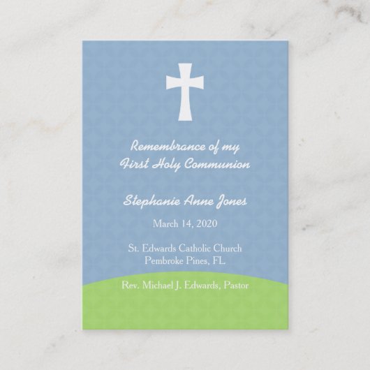 Kommunion Broad of Life Visitenkarte (Vorderseite)