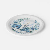 Kommunion Candle First Holly Communion Pappteller (Schrägansicht)