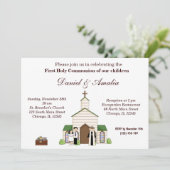 Kommunion Einladung (Stehend Vorderseite)