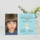 Kommunion Einladung (Stehend Vorderseite)