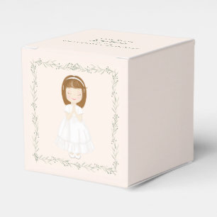 Kommunion Girl Praying Geschenkschachtel