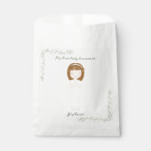 Kommunion Girl Praying Geschenktütchen (Vorderseite)