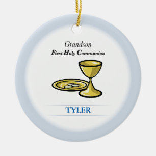 Kommunion Leib und Blut Enkel Keramik Ornament