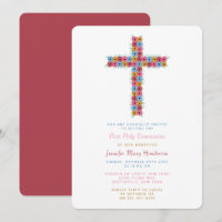 Kommunion oder Bestätigung der Wasserfarben-Flora