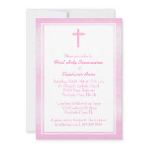 Kommunion Pink Watercolor