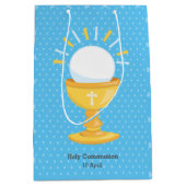 Kommunion * wählen Sie die Hintergrundfarbe Mittlere Geschenktüte (Vorderseite)