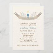 Kommunionband und Chalice Einladung (Vorne/Hinten)