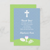 Kommunionbrot Dankeskarte (Vorne/Hinten)